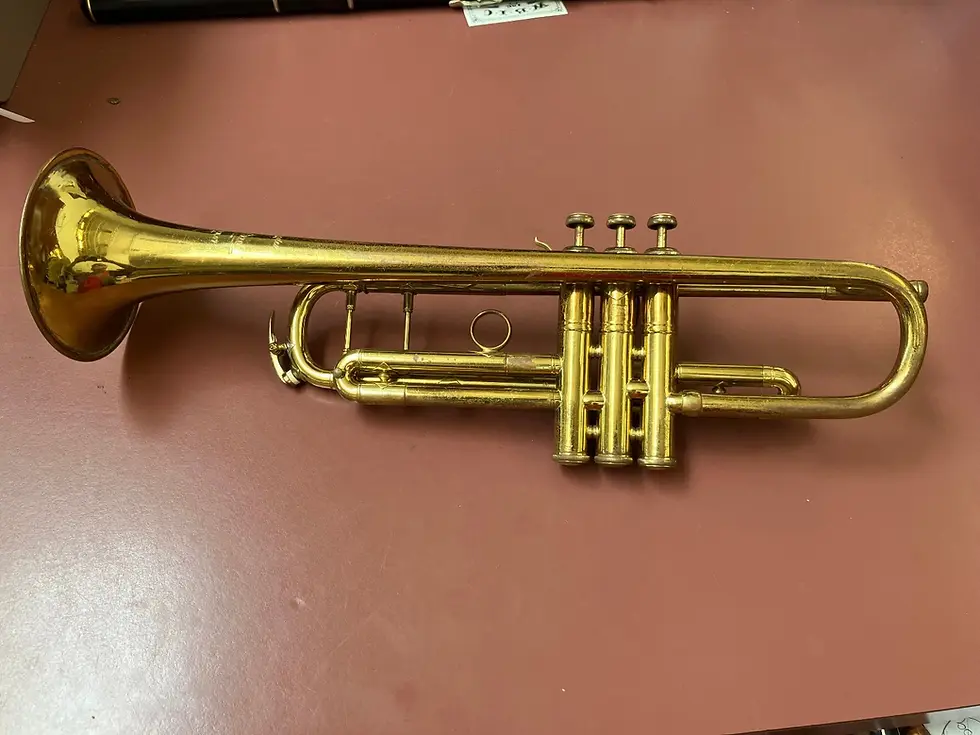 Thumbnail: Vintage 1951-1952 Bach "Mercedes" Bb Trumpet, Made in New York; with Case