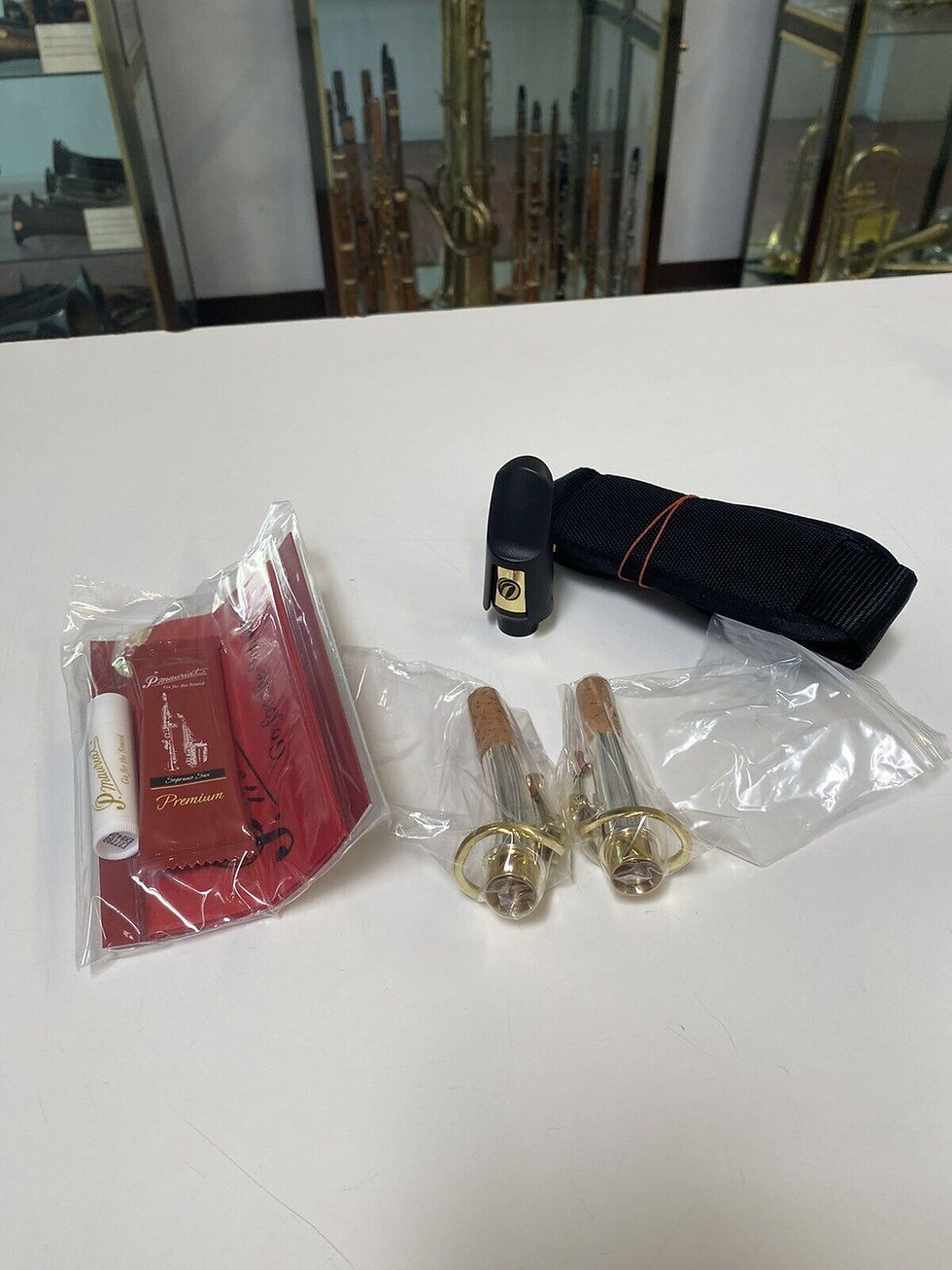 Thumbnail: Mint Open Box P. Mauriat LeBravo Intermediate Soprano Saxophone; with Case
