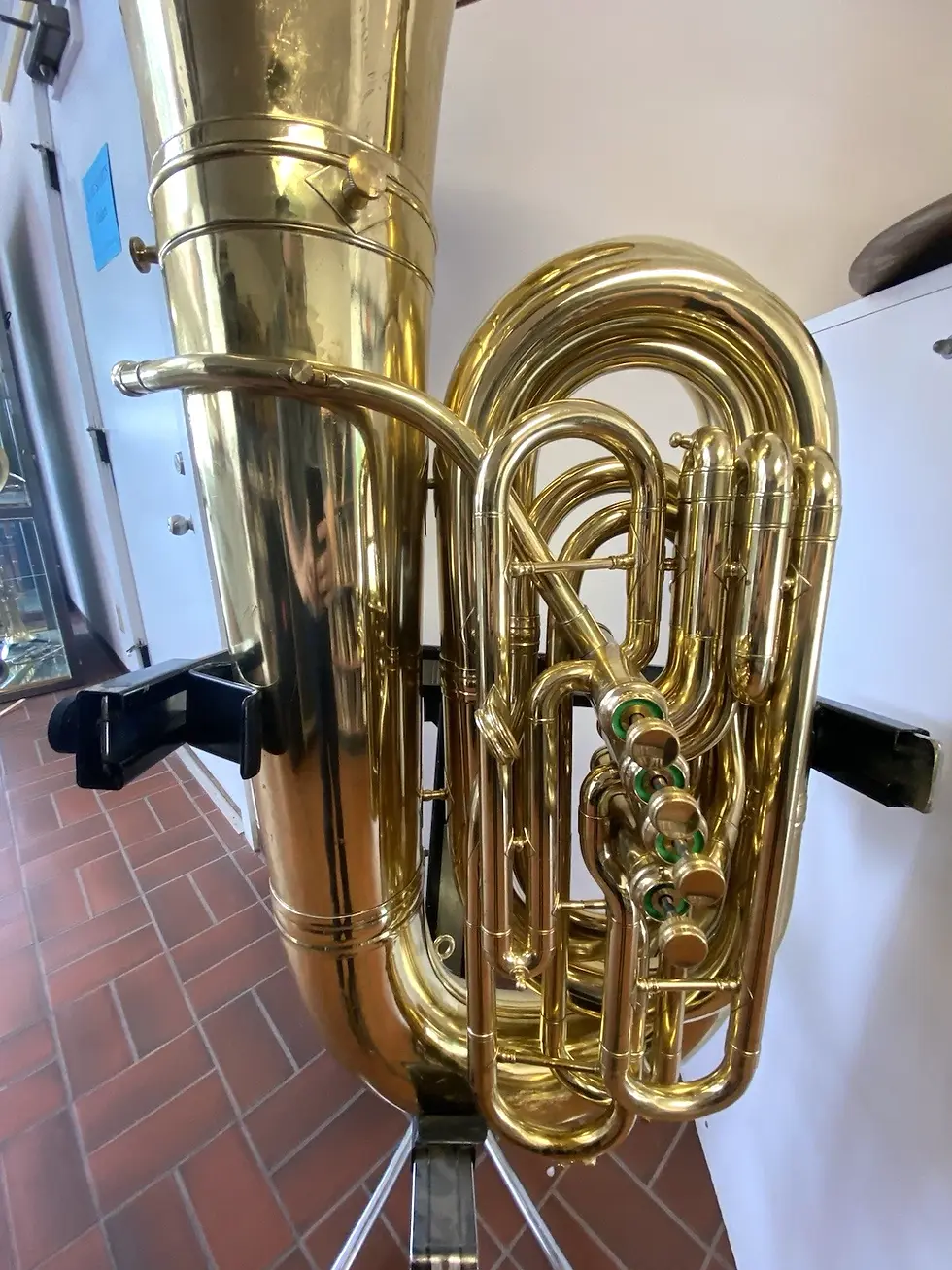 Thumbnail: Very Clean Used King model 2341 BBb 4-valve Tuba,Removable Bell;with 2 Cases