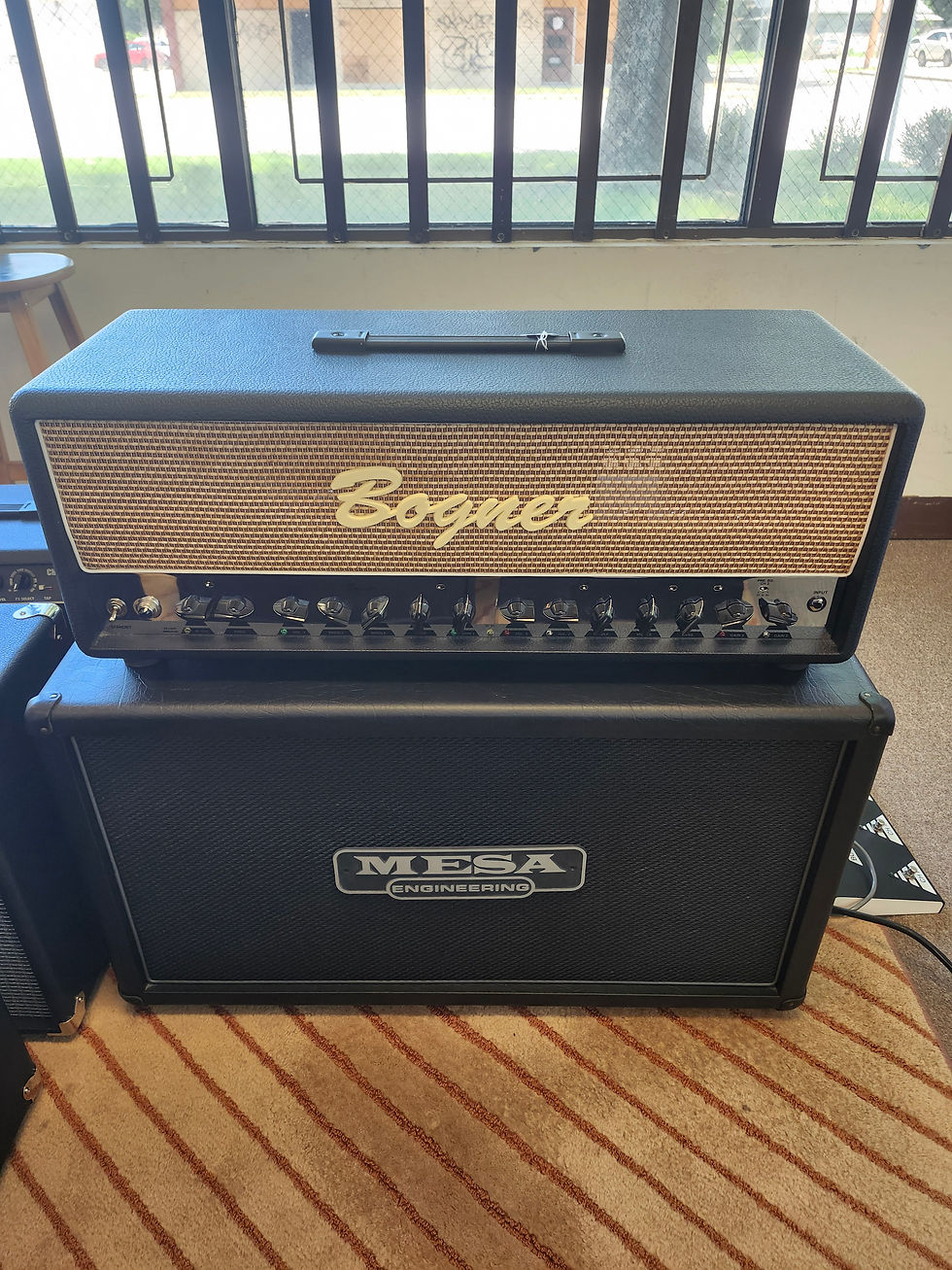 Used Bogner Ecstasy 101B w/ XTC Classic Mod, w/ Mesa Boogie Horizontal 2x12" cab