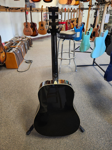 Vintage Morris G-35 Acoustic-Electric Guitar - Black | WBIC Main