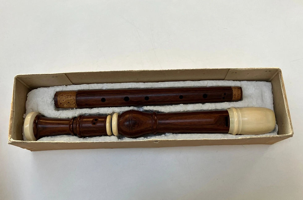 Thumbnail: Vintage mid-1970's Arnold Dolmetsch Tenor Recorder, made in England