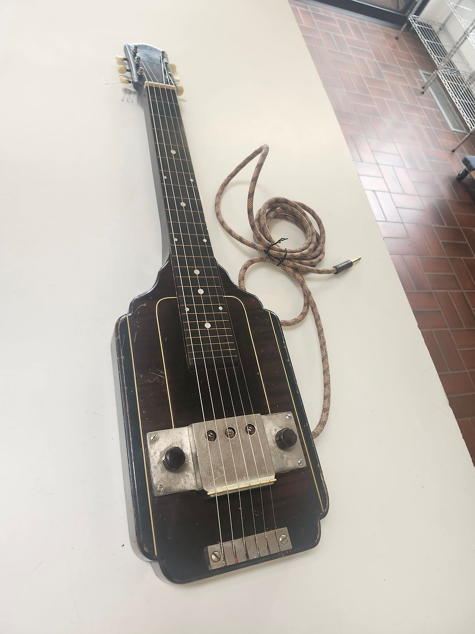 Thumbnail: Vintage 1930s Harmony/Supertone Lap Steel Hawaiian Guitar