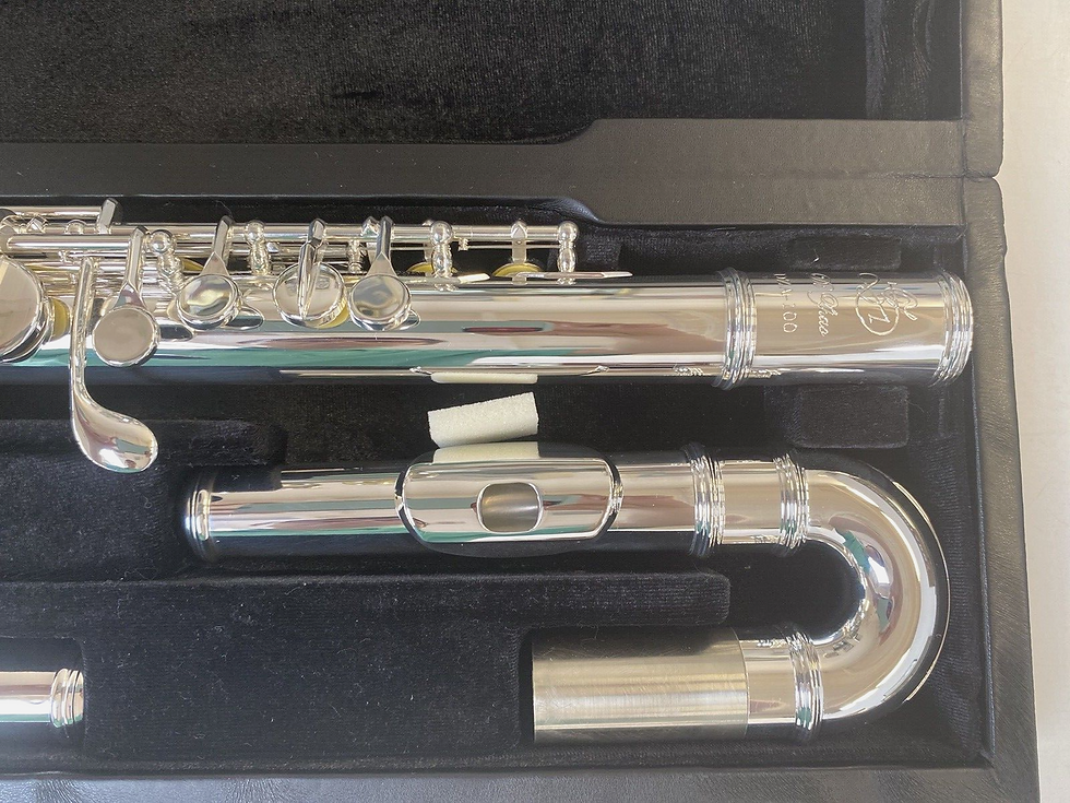 Thumbnail: Mint Open Box Di Zhao DZA 100 Silver Plated Alto Flute, Offset G; with Case