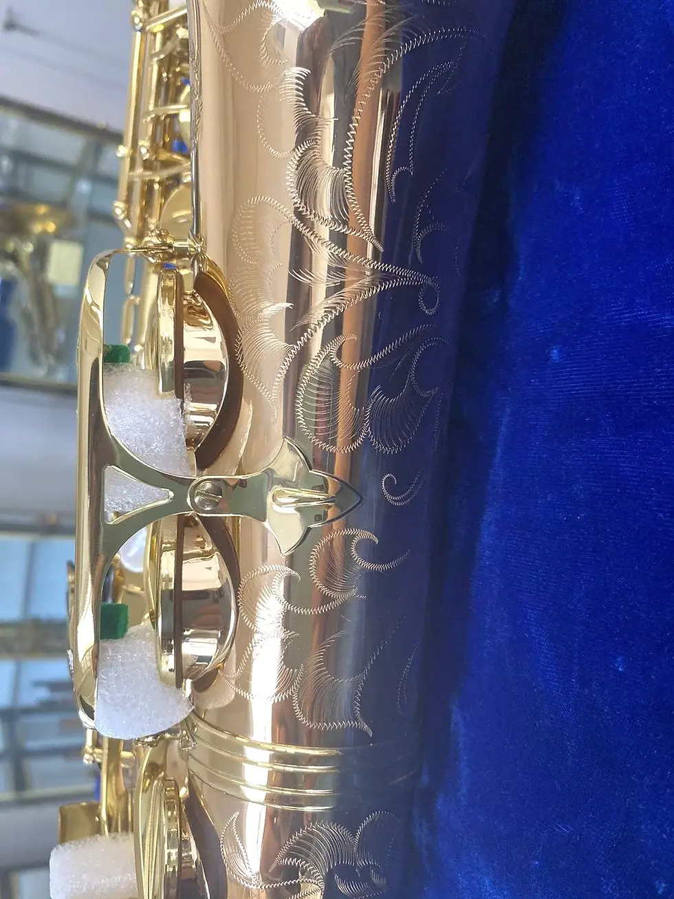 Thumbnail: Mint Open Box Chateau CAS-80L Alto Saxophone; with Case, Mouthpiece,Care Kit