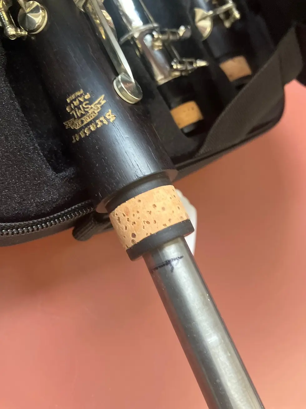 Thumbnail: Vintage "Strasser" S.M.L Bb Clarinet, made in France, New pads/corks; with Case