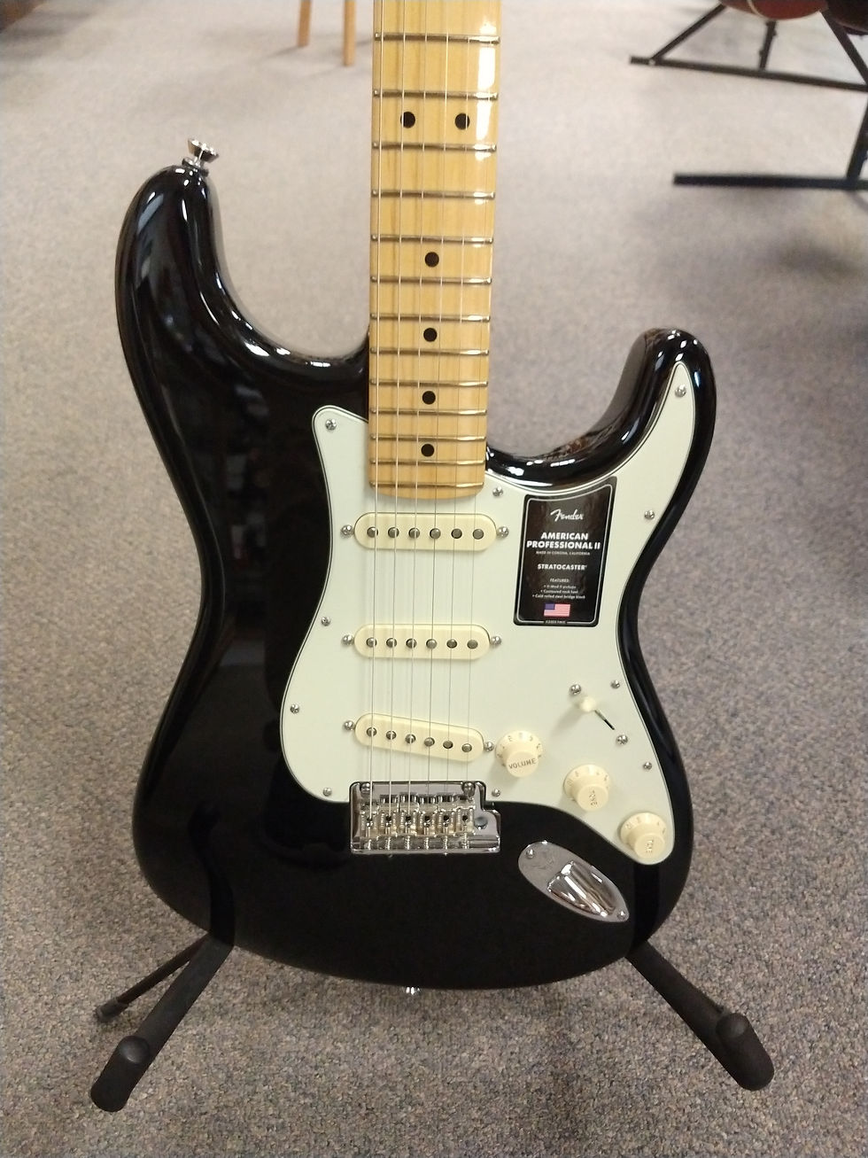 New Fender American Professional II Stratocaster Black with Hardshell Case