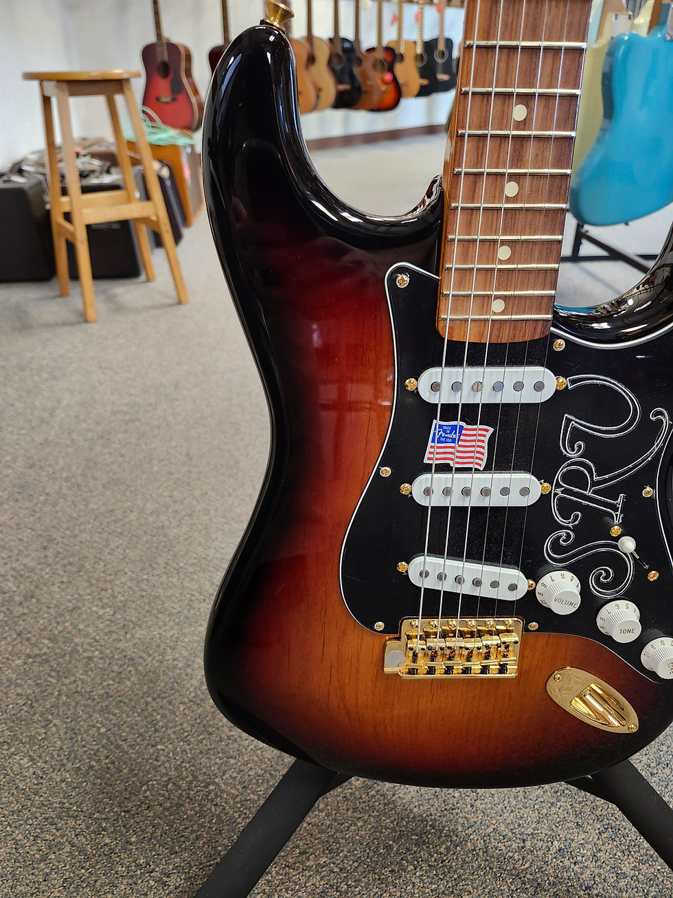 Thumbnail: Mint Used 2023 Fender Stevie Ray Vaughan Stratocaster - 3-Color Sunburst w/ Case