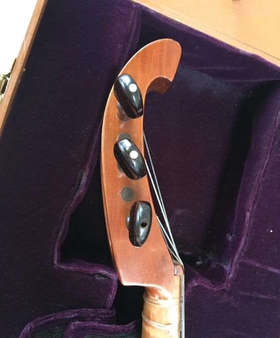 Thumbnail: Vintage German Treble Viol da Gamba 1960s with Case and Bow