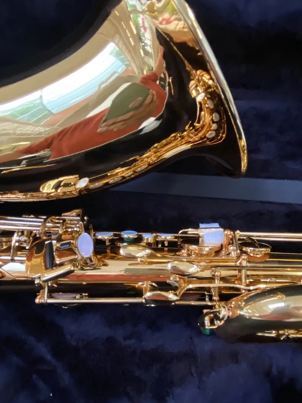 Thumbnail: Mint Open Box P. Mauriat PMB-185 Baritone Saxophone; with Case, Mouthpiece