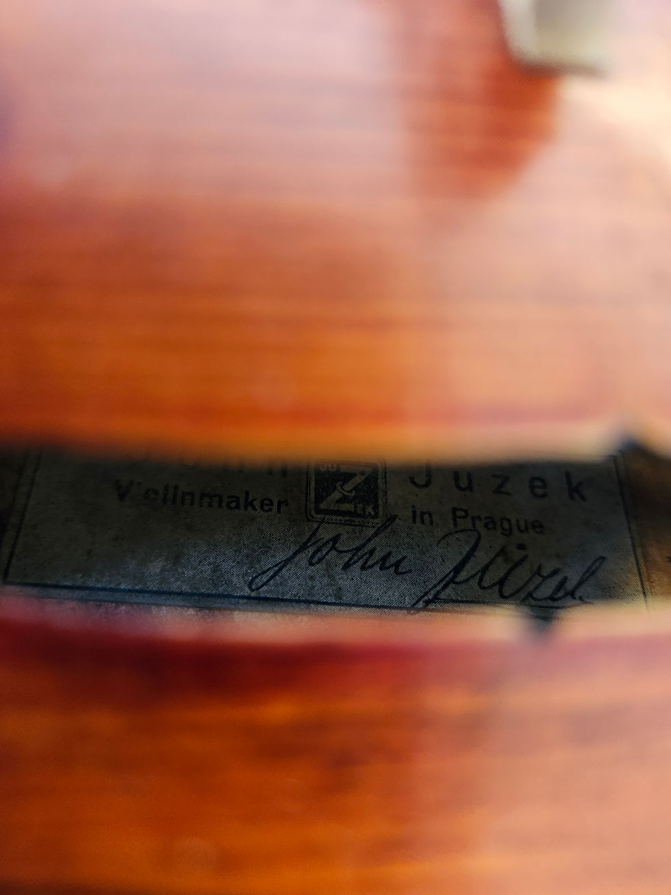 Thumbnail: Vintage Step-Up John Juzek 15.5" Viola 1950s? with Case and Bow