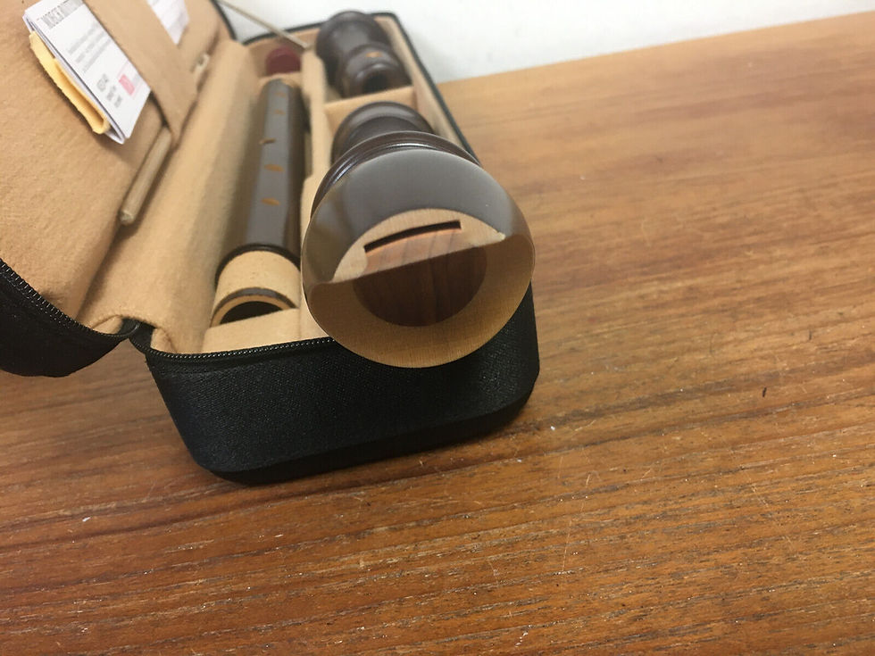 Thumbnail: NEW MOECK 4401 TENOR RECORDER, STAINED MAPLE "ROTTENBURGH" COPY