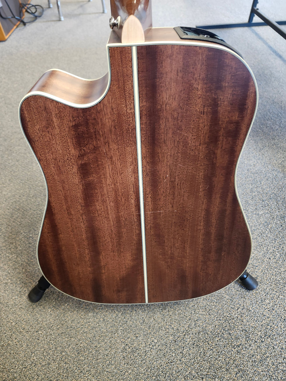 Thumbnail: Used Takamine GD20CE NS Dreadnought Cutaway Acoustic/Electric Guitar w/ Case