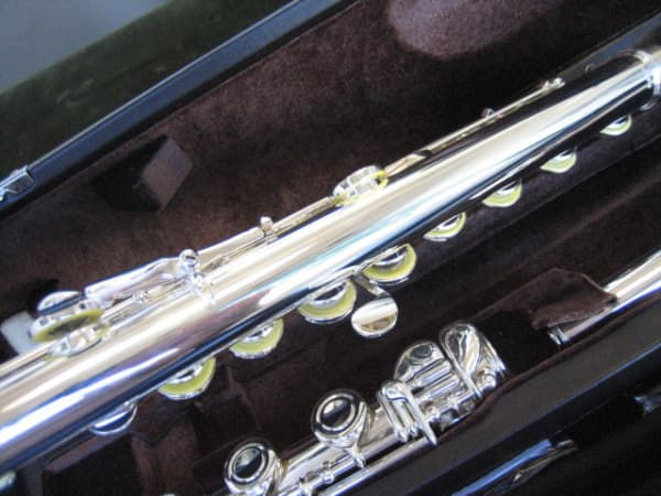 Thumbnail: Mint Open Box Di Zhao 701BEF Flute,Solid Sterling Silver Head, B Foot;with Case