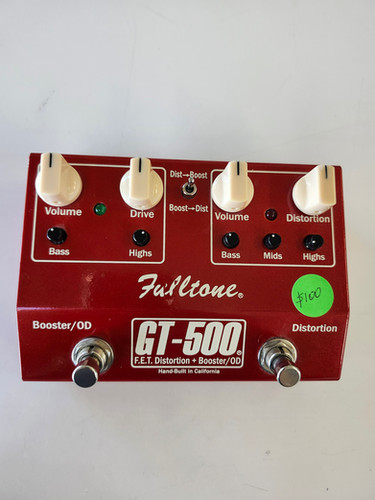 Fulltone GT-500 Distortion & Booster/OD Amazon | Fulltone GT500