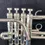 Thumbnail: New Carol Brass CPC-7775F-YLS-Bb/A-S Pro Silver Piccolo Trumpet; with Case