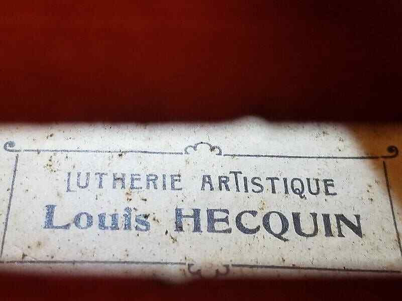 Thumbnail: Antique French Violin by Master Luthier Louis Hecquin