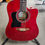 Thumbnail: Used Ventura V3RED Acoustic-Electric Guitar - Red w/ Soft Case