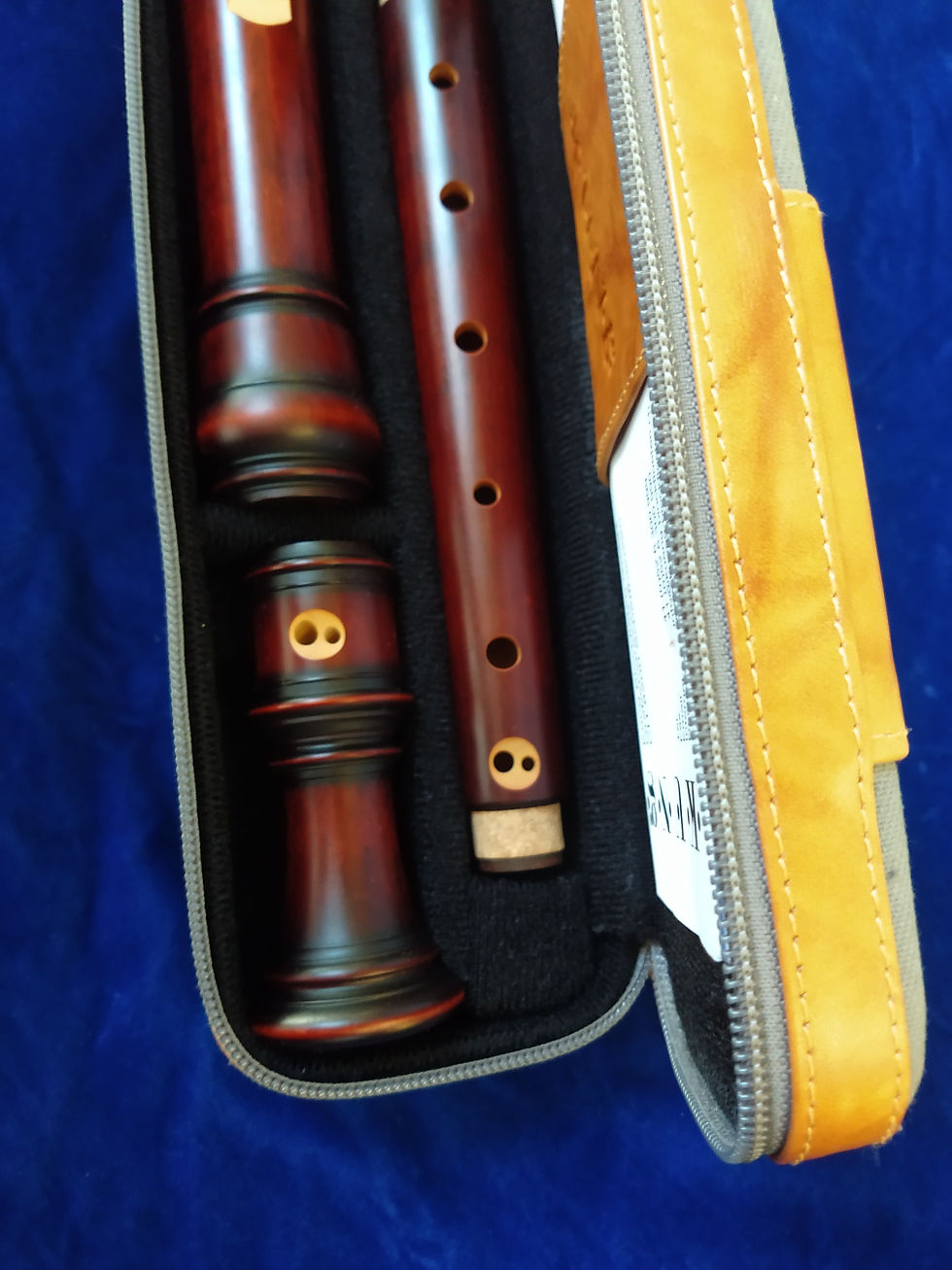 Thumbnail: New Kung/Kueng Model 2414 Superio Alto Recorder - Stained Castello Boxwood