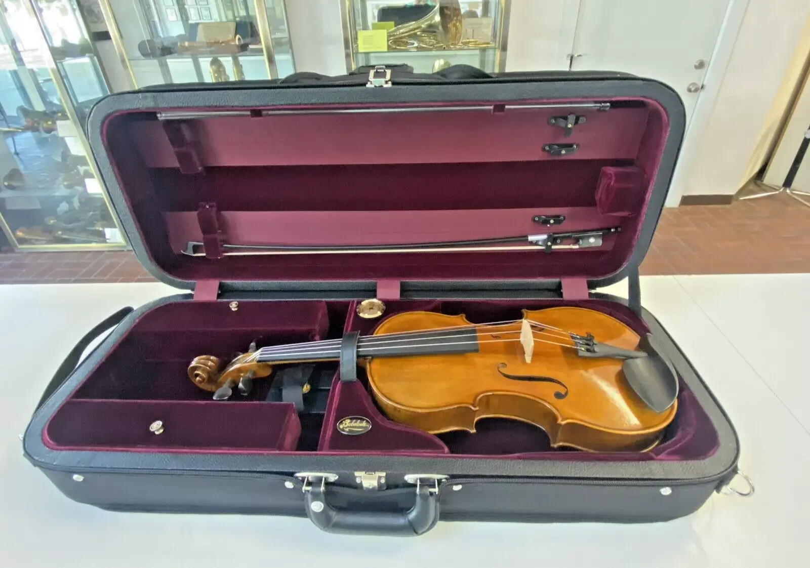 New 15.5" Viola by Cedar Music, model CD,Spruce Top, Maple Back; with Case, Bow