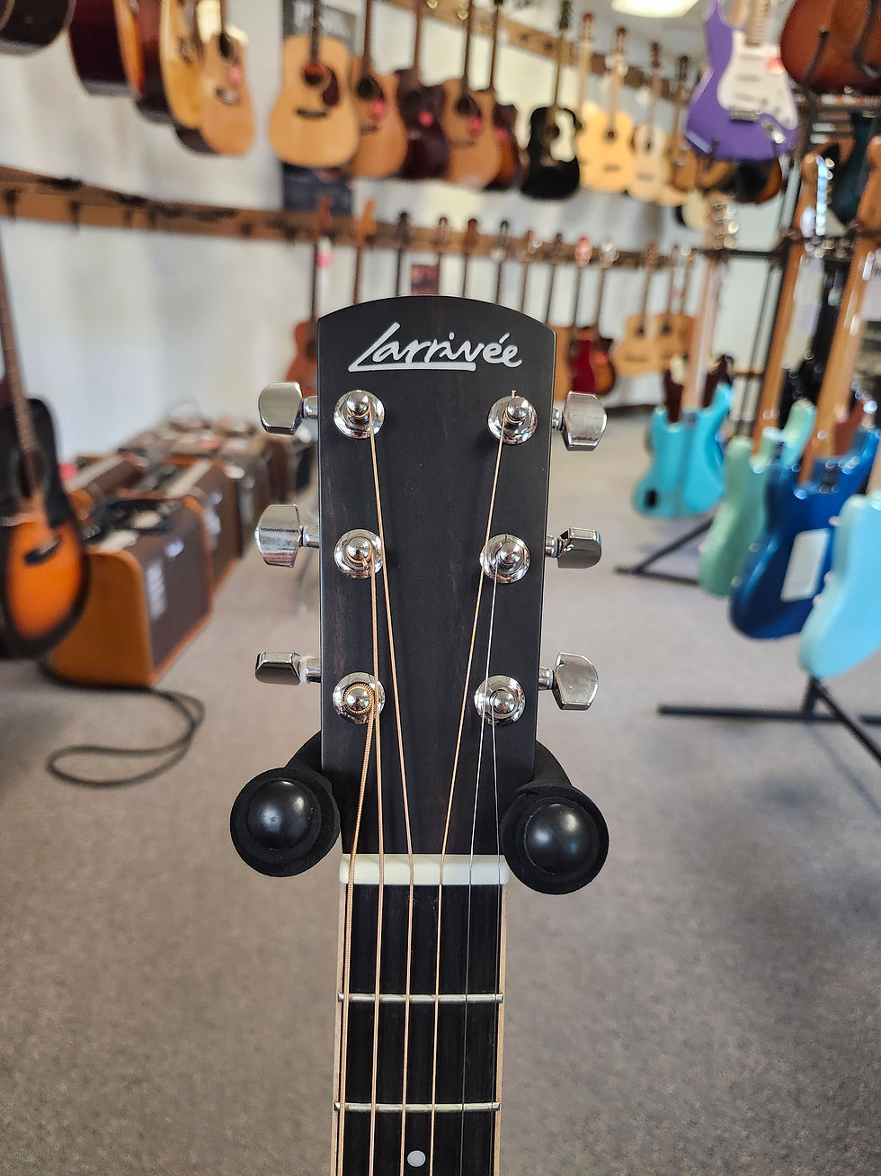 Thumbnail: New Larrivee P-03E Parlor Acoustic Guitar Natural Satin w/ Pickup and Hard Case