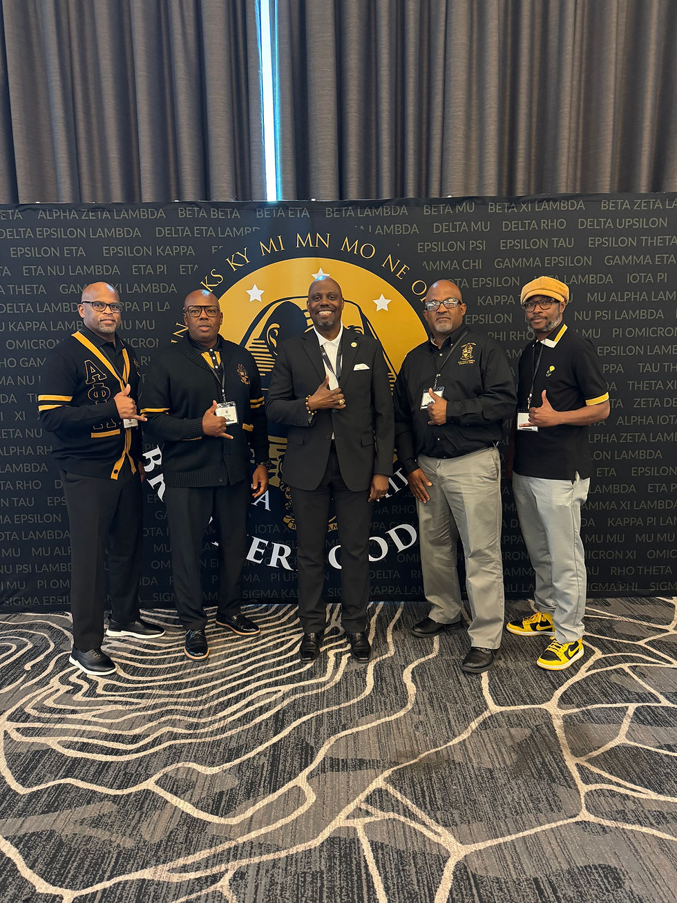 Brothers representing the Midwest Leader Conference in Indianapolis.