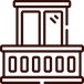 balcony in cabins