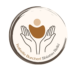 Logo Isabelle Burcheri Montech représentant des mains qui entourent une personne