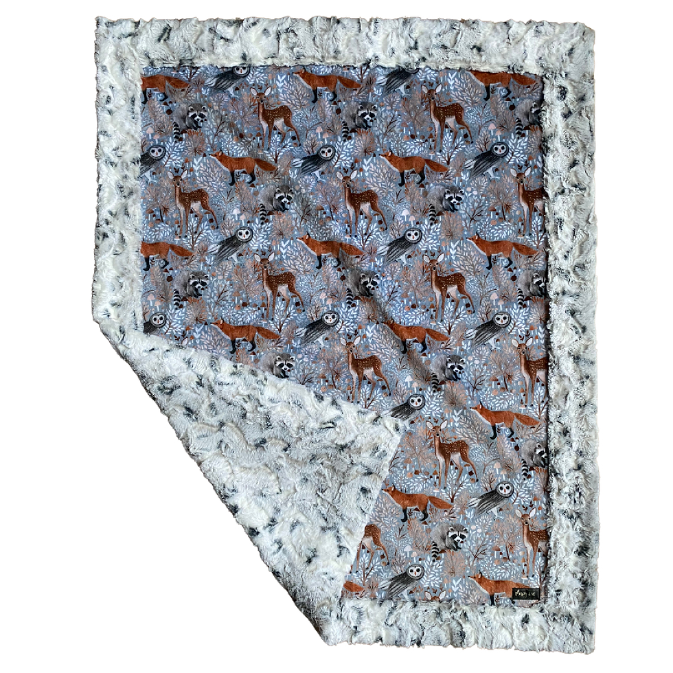 Thumbnail: FOGGY AUTUMN Toddler Blanket