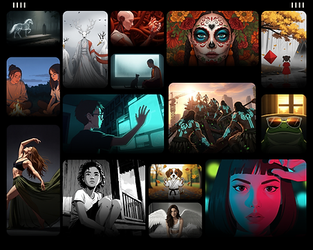 Black Vintage Romantic Journey Photo Collage.png