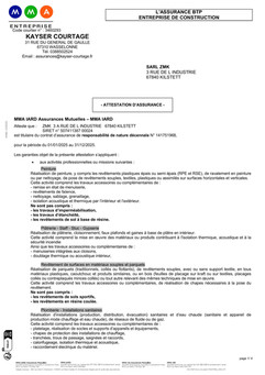 Entreprise de Peinture Strasbourg - Garantie Décennale