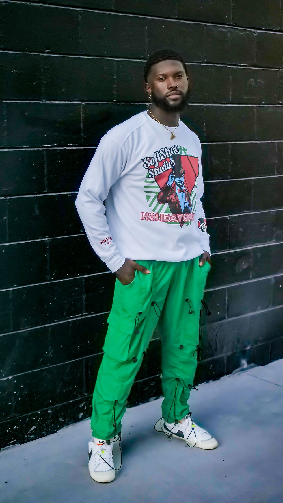 Thumbnail: SoftShoe Studios Holiday Special "Retro" Winter White Crewneck