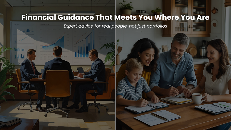 Expert financial advice for real people – financial guidance that meets you where you are
