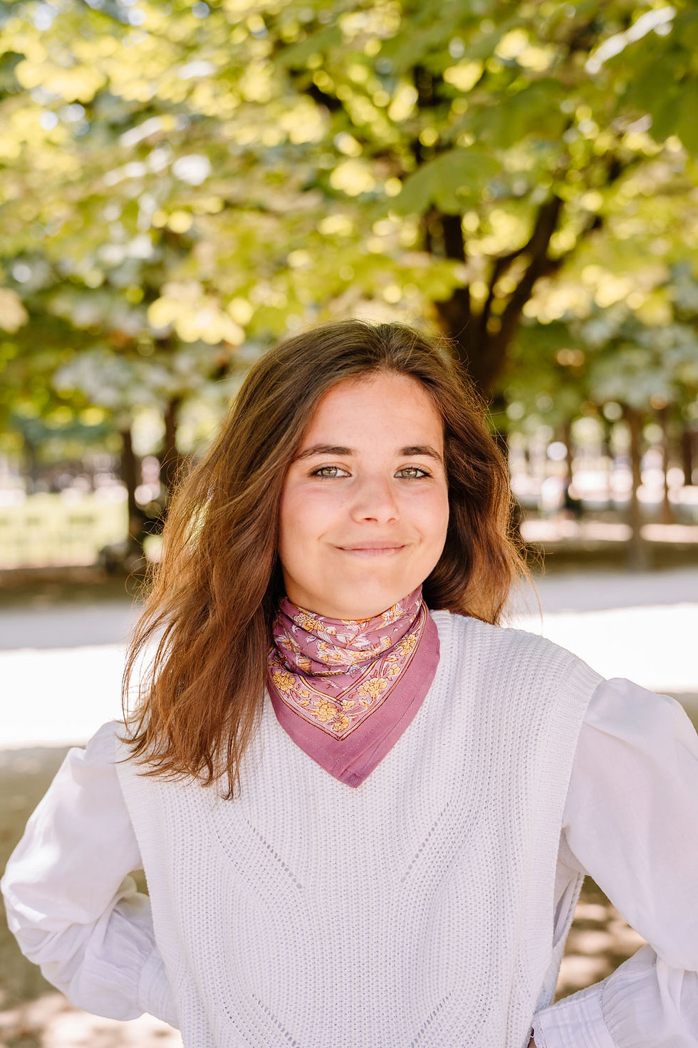 Miniature : Petit Foulard ALBANE - Violet