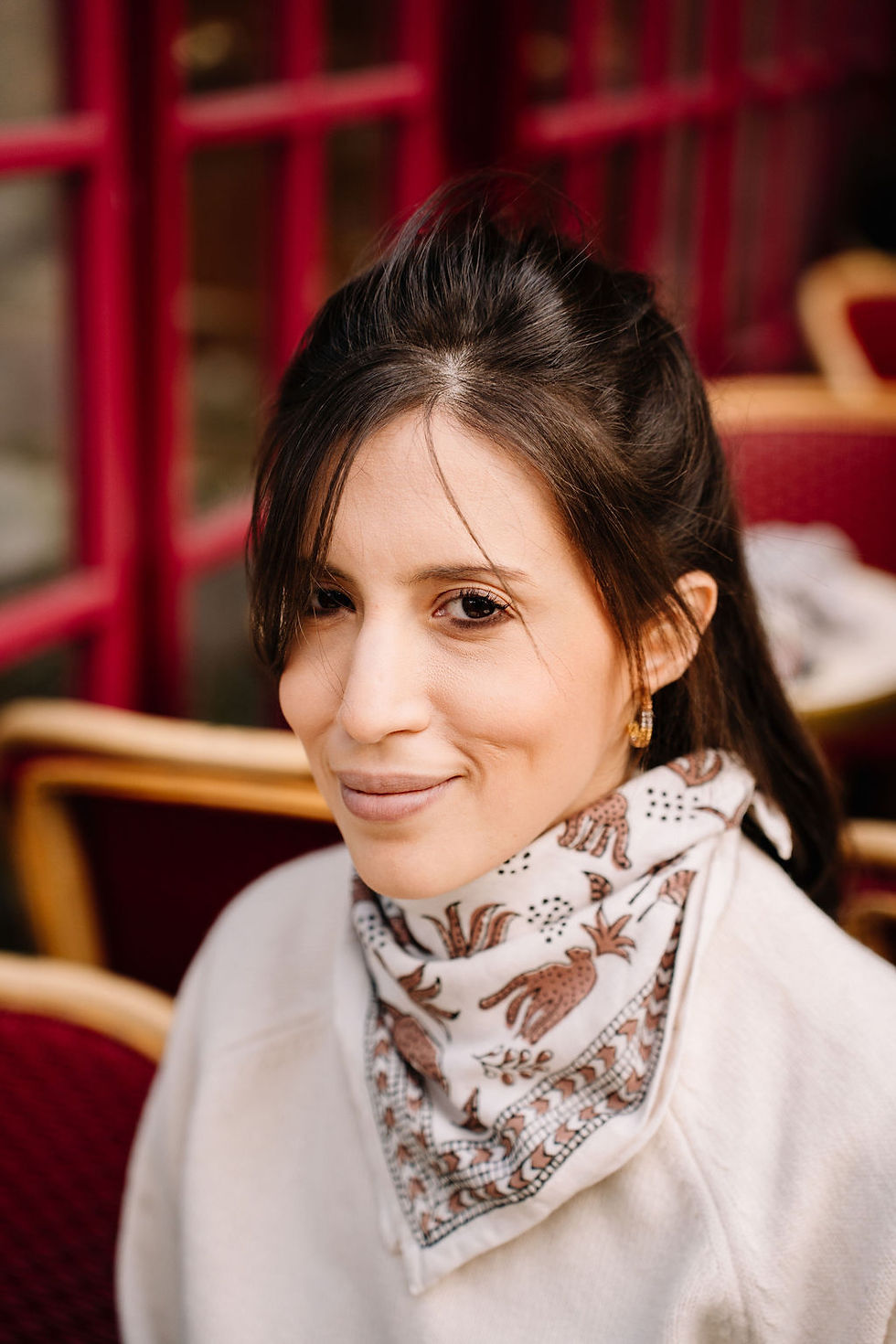 Miniature : Petit Foulard MUMBAI  - Mocha