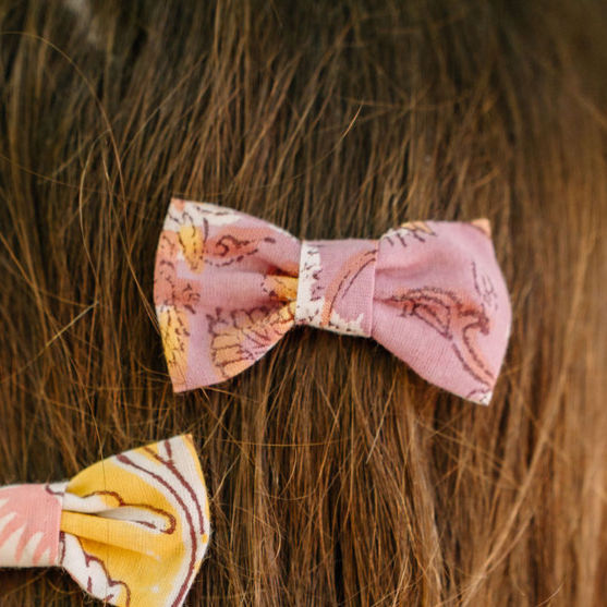 Miniature : Petite barrette - Albane violet