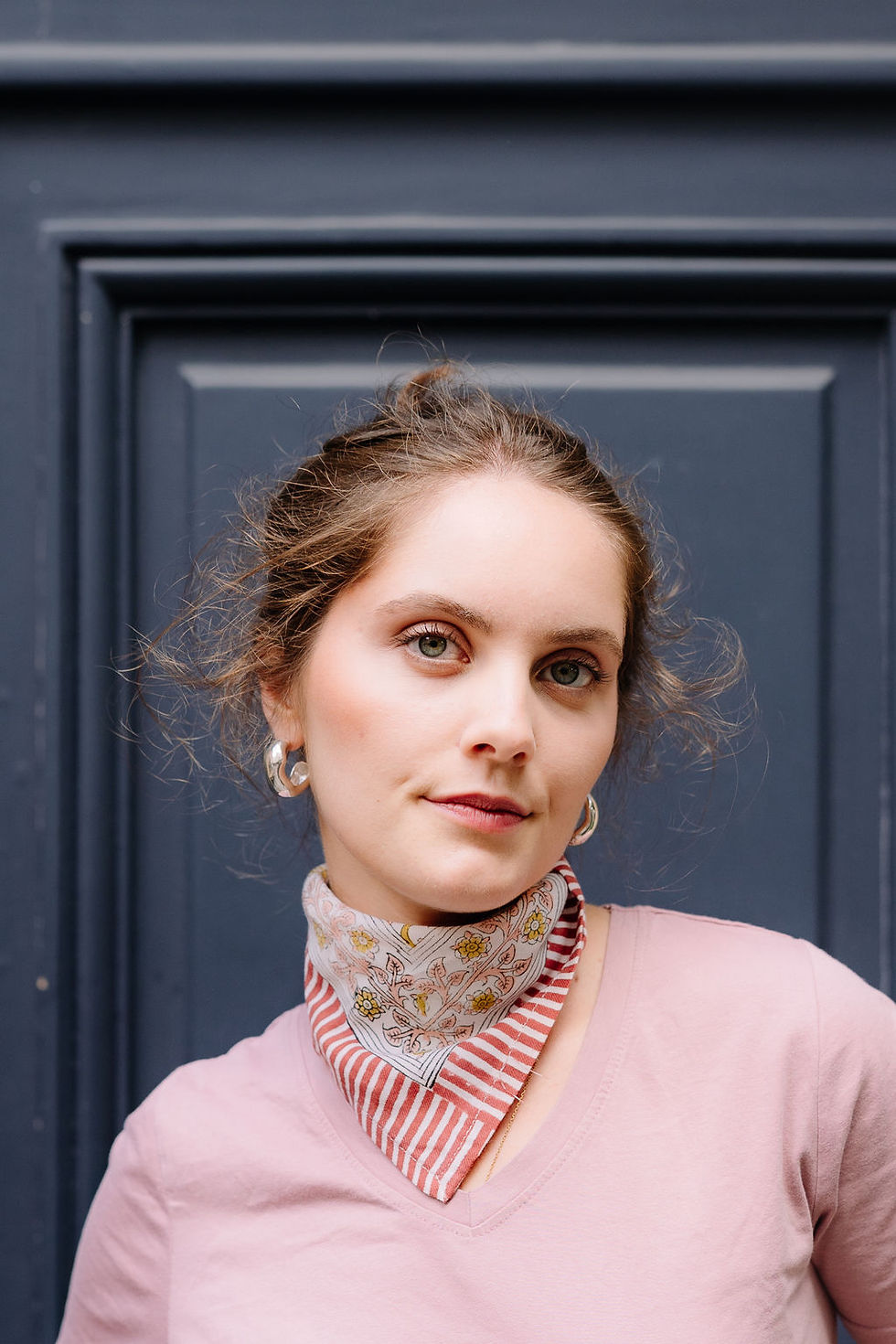 Miniature : Petit Foulard JAIPUR - Rose