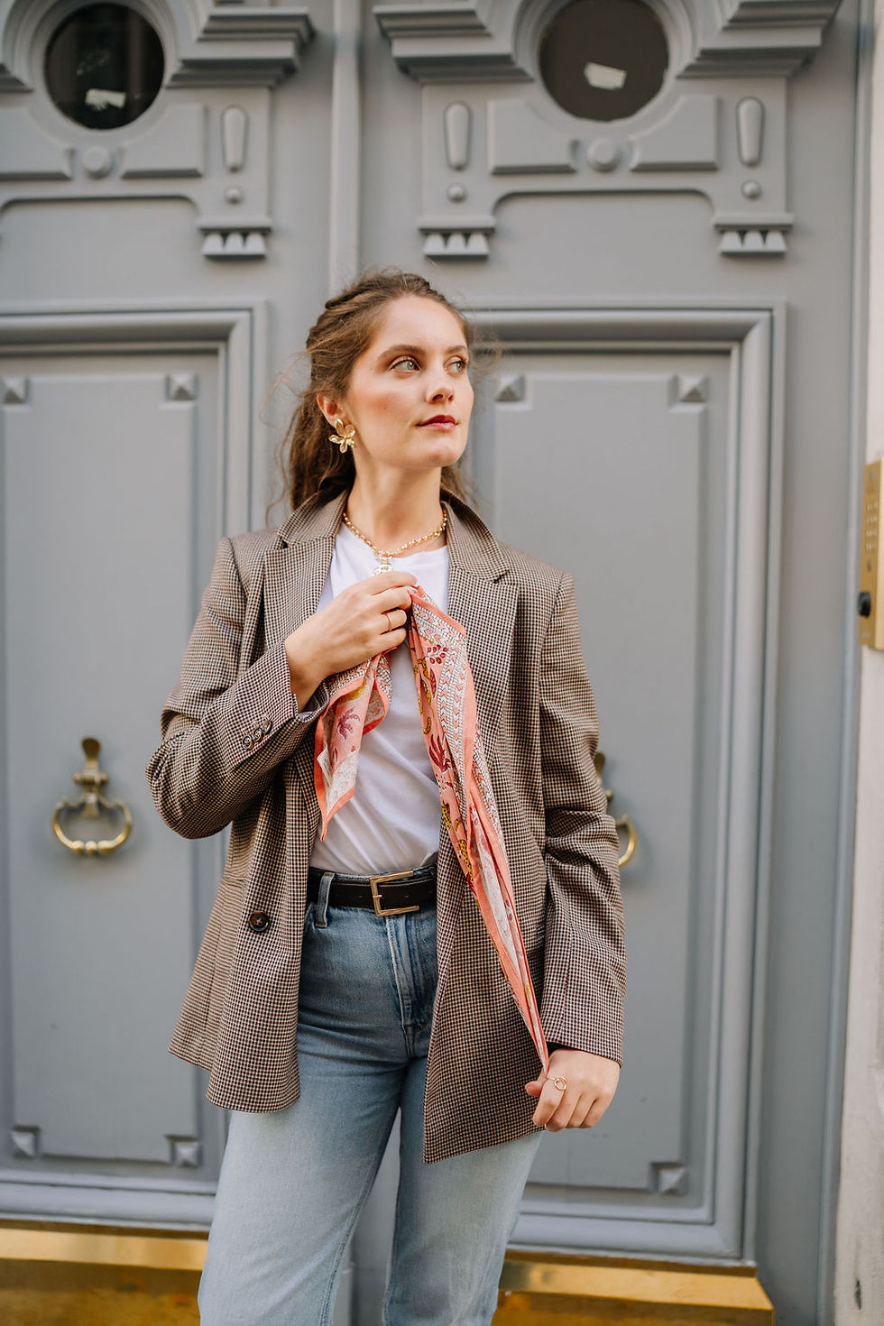 Miniature : Petit Foulard MUMBAI - Rose