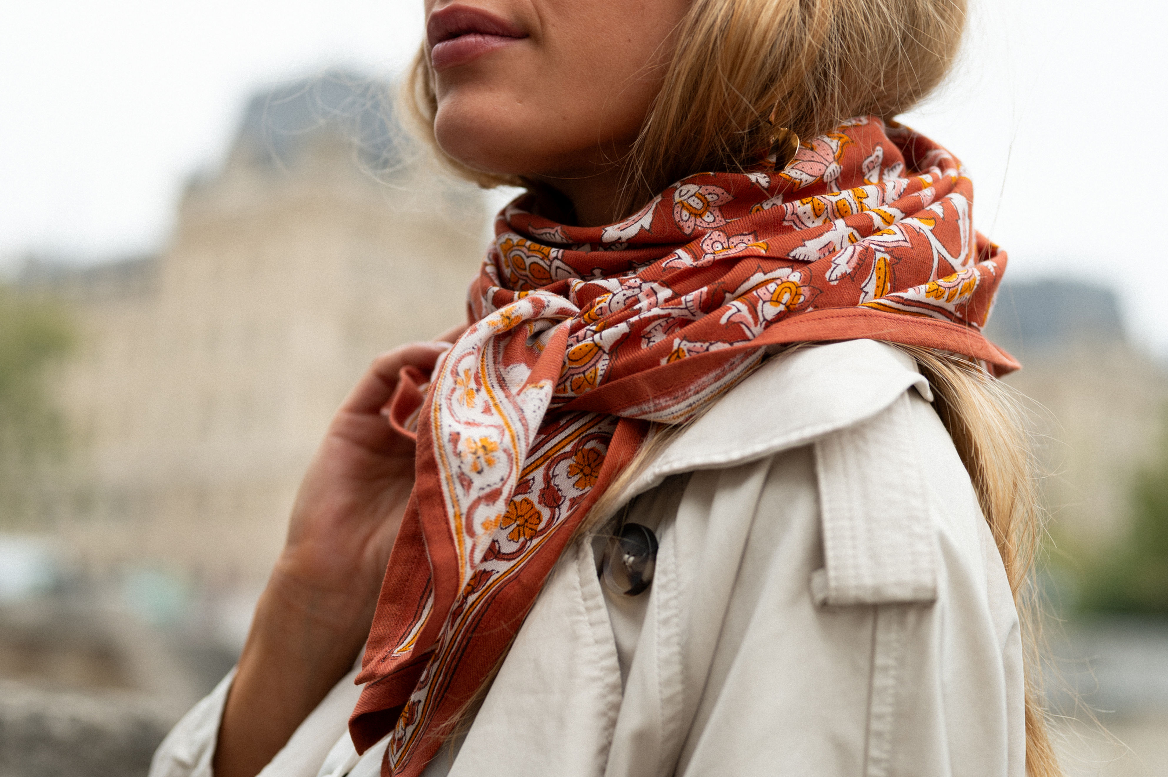 Foulard ELISE - Terracotta