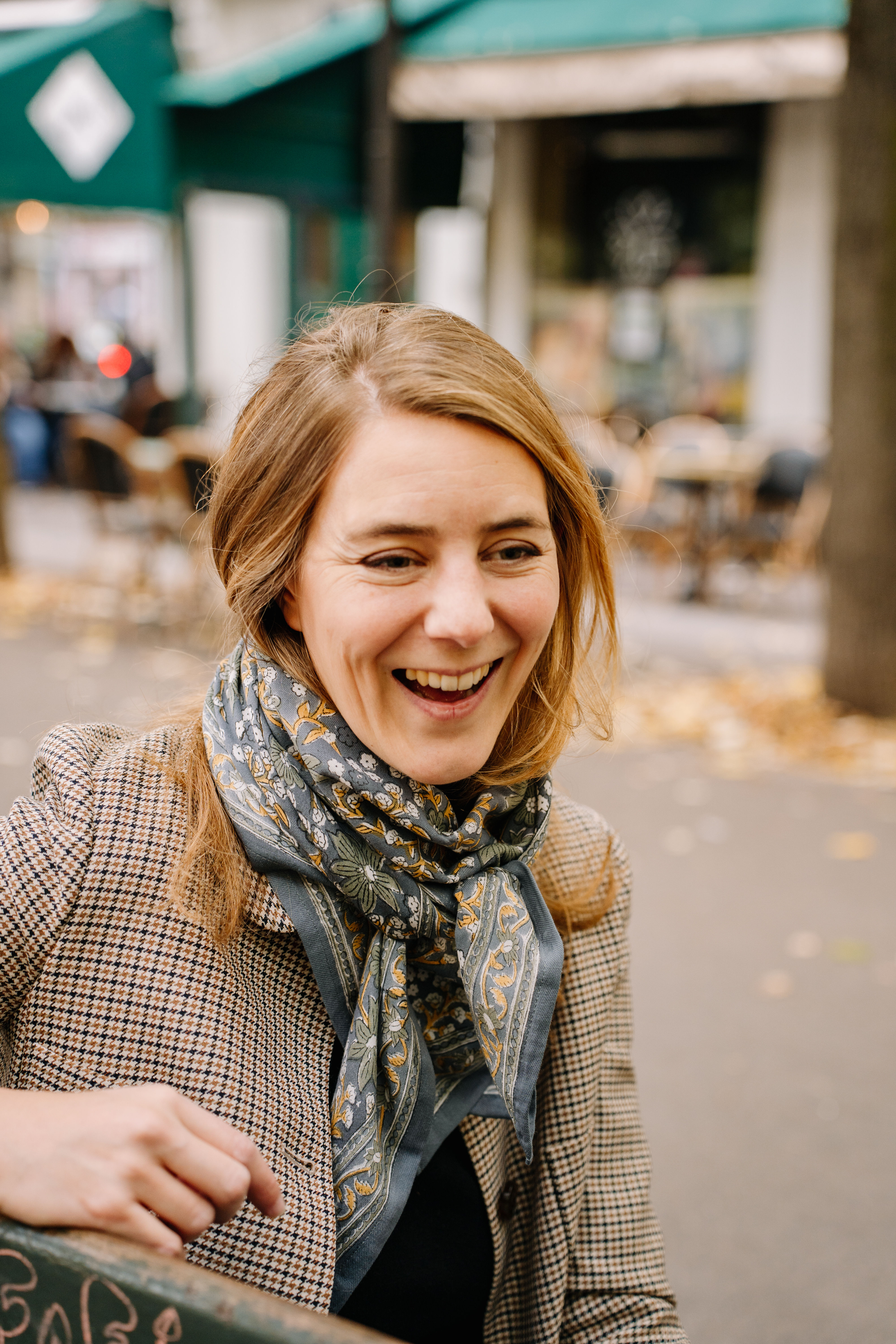 Foulard PHILIPPINE - Bleu-jean