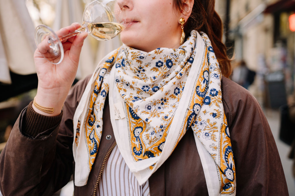 Foulard PARIS - Blanc