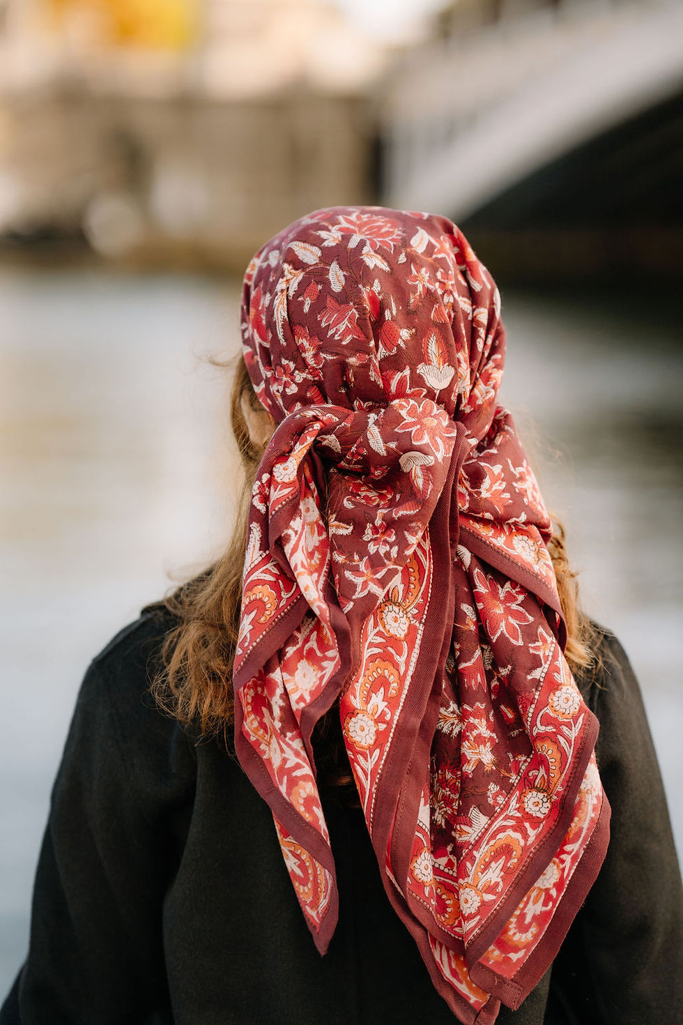 Miniature : Foulard ALBANE - Bordeaux