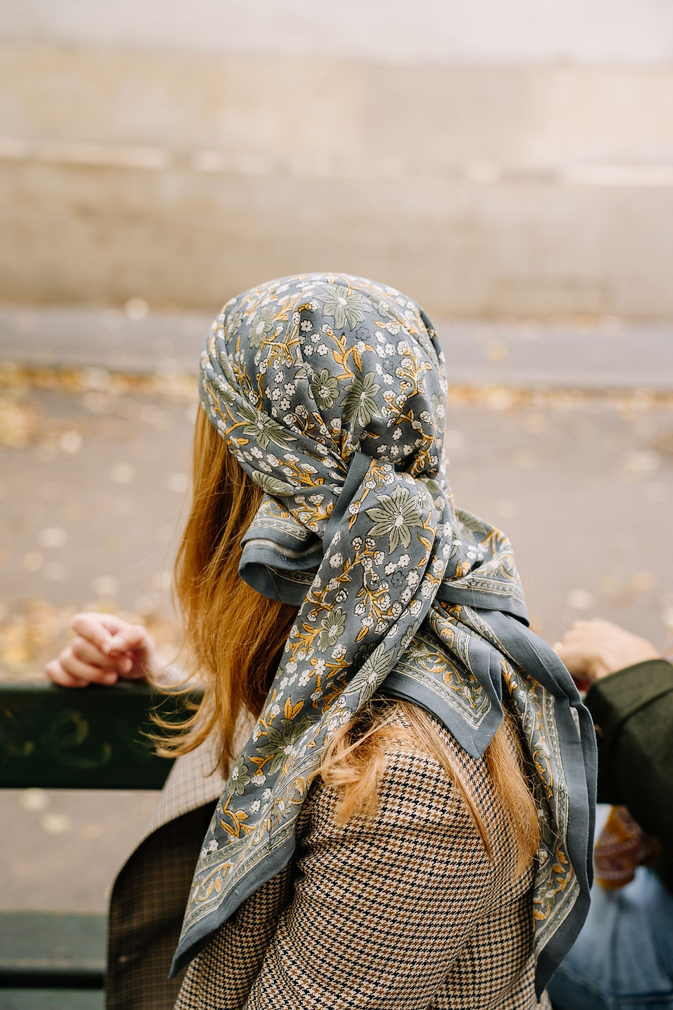 Miniature : Foulard PHILIPPINE - Bleu-jean