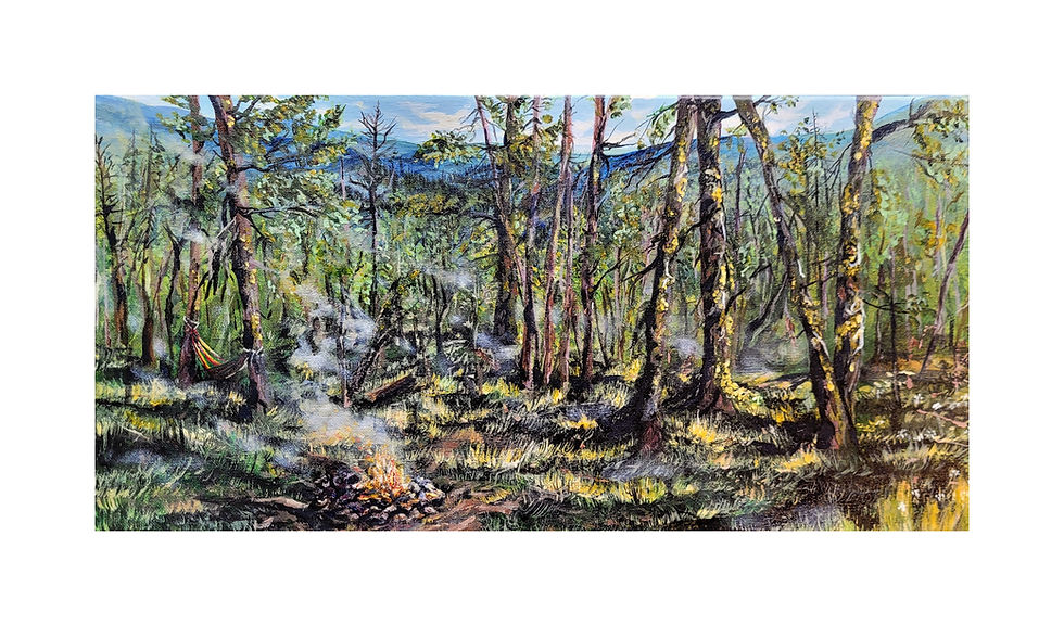 Thumbnail: Hidden in the Pines (Print)