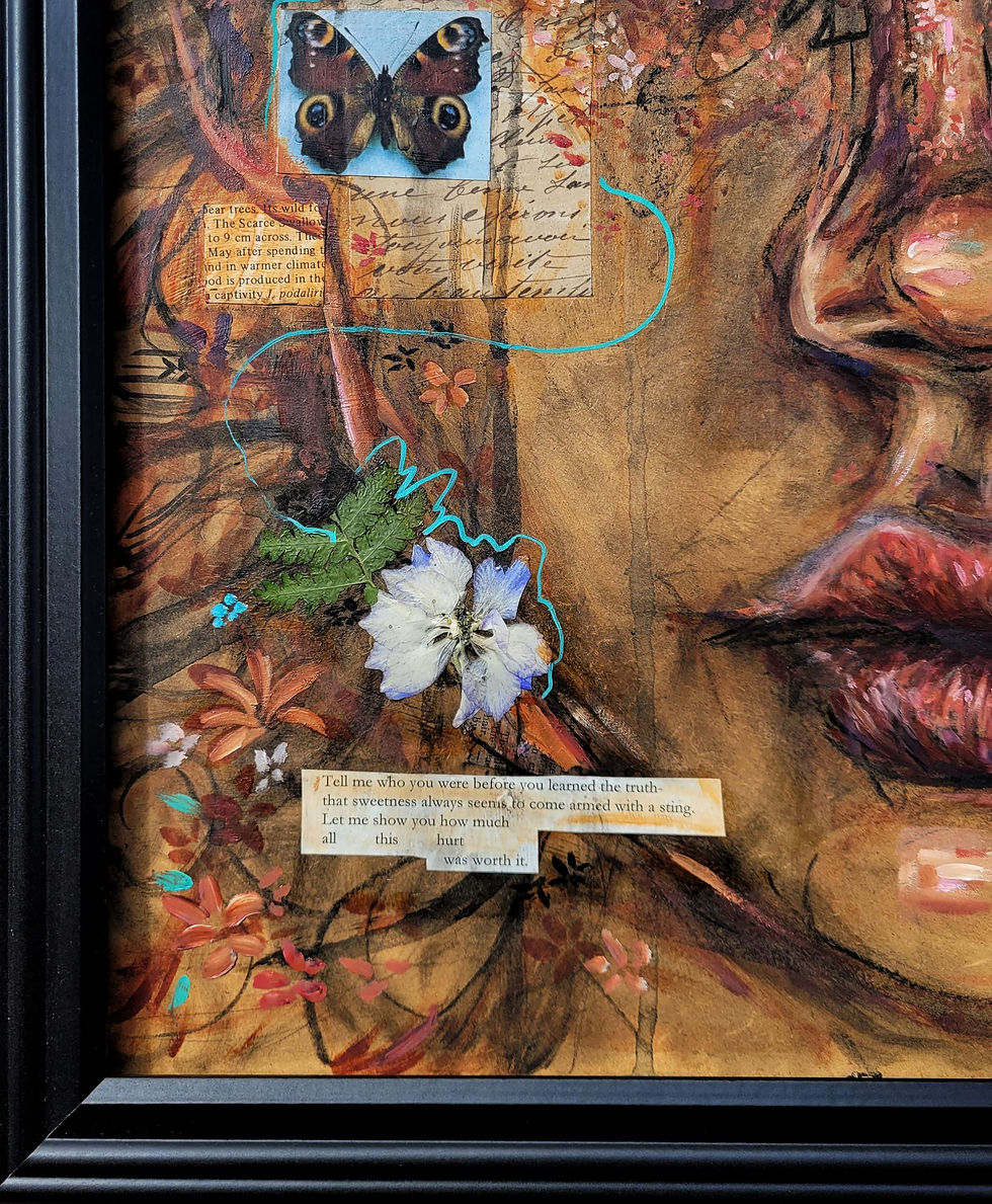 Thumbnail: Hummingbird Healing (Framed Original) 