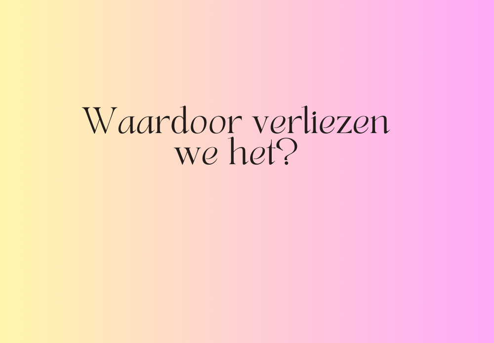 Waarom verliezen we ons zelfvertrouwen en zelfliefde? Ontdek het hier!