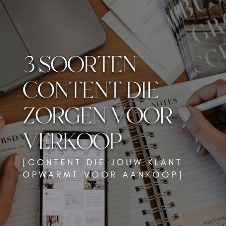 3 soorten content die zorgen voor verkoop