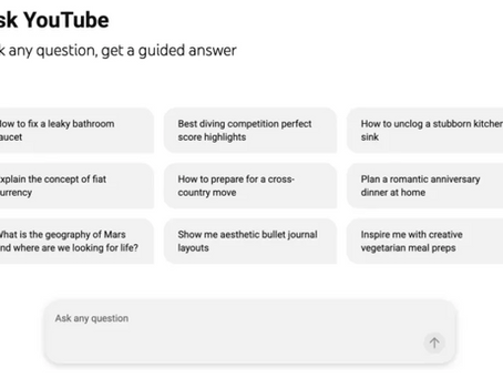 Google is testing AI chatbot search for YouTube