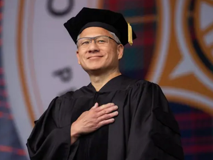 Nvidia CEO Jensen Huang to new grads: 'Run, don't walk,' toward AI