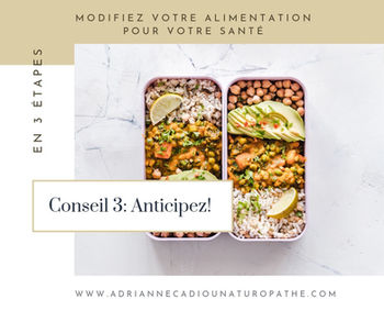 Changer d'alimentation facilement: Conseil 3: Anticipez!